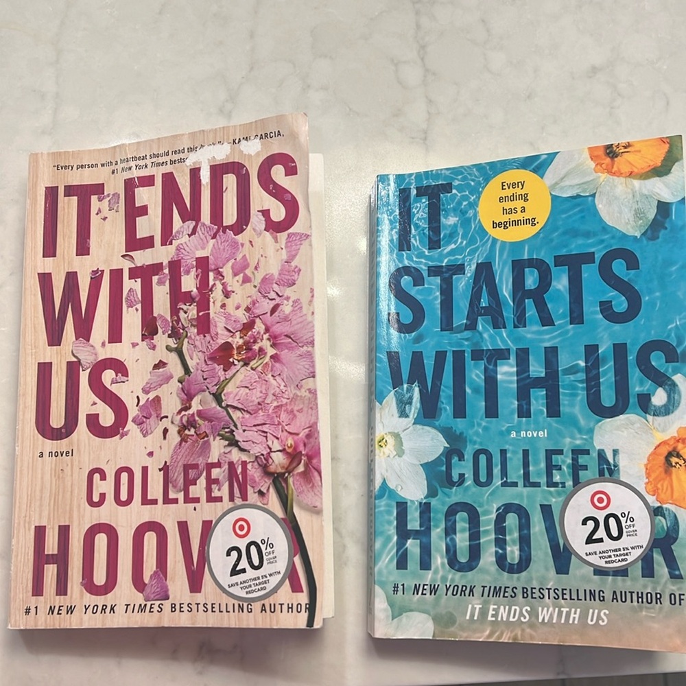 It Ends with Us & It Starts With Us by Colleen Hoover